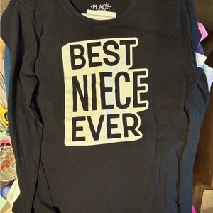 Black 'Best Niece Ever' T-Shirt